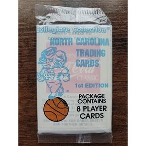 1989 Collegiate Collection North Carolina 8 Cards - Michael Jordan #65 on back